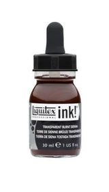 Liquitex Acrylic Inks - Transparent Burnt Sienna 129 30ml