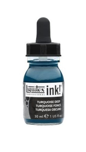Liquitex Acrylic Inks - Turquoise Deep 561 30ml