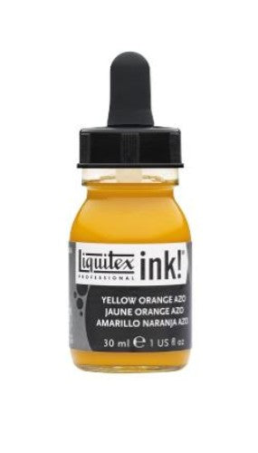 Liquitex Acrylic Inks - Yellow Orange Azo 414 30ml
