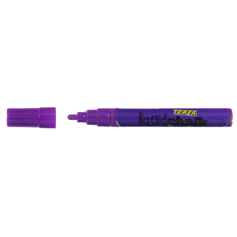 Texta Liquid Chalk Marker Bullet Dry Wipe Purple