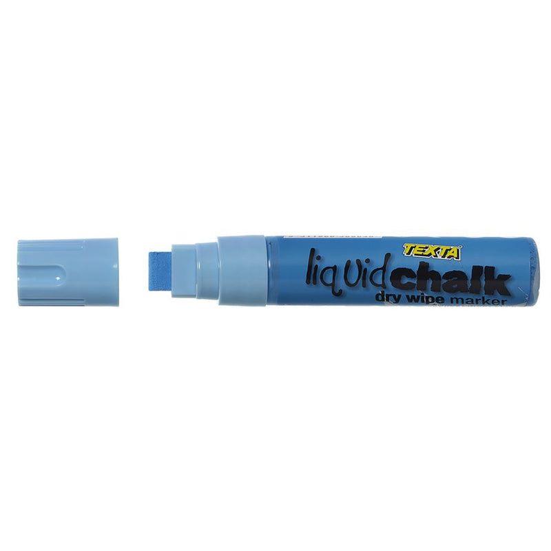 Texta Liquid Chalk Marker Dry Wipe Blue