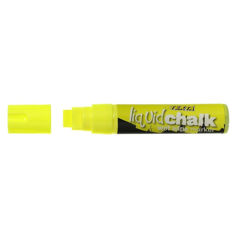 Texta Liquid Chalk Marker Wet Wipe Yellow