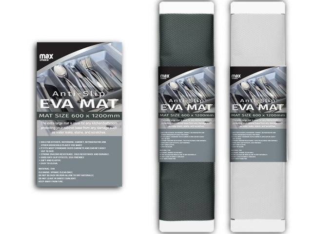 Assorted Anti Slip EVA Mats (60 x 120cm) for safety in kitchens, bathrooms, and gyms, ideal for families and elder care.