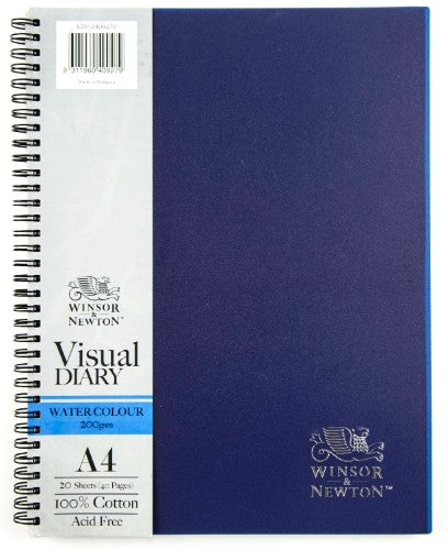 Winsor & Newton Visual Diaries - Wire WaterColour A4 200gsm