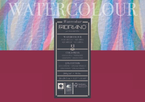 Fabriano Studio Water Colour Pads - Cold Pressed 200gsm A4