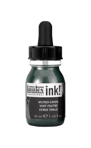 Liquitex Acrylic Inks - Muted Collection Green 501 30ml