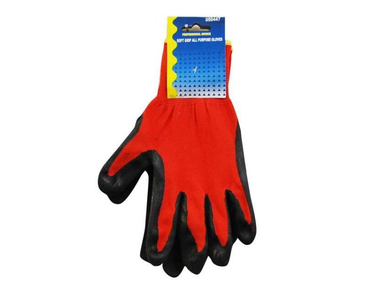 Garden Gloves - All Purpose Latex Coated Palm (12 Pairs)