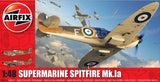 Detailed Airfix 1/48 Supermarine Spitfire Mk.1 model kit with 149 pieces, capturing the iconic British fighter's essence.