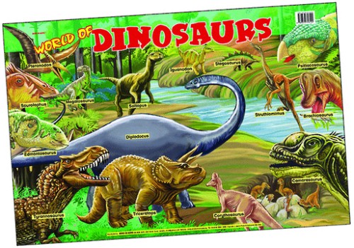 Educational Charts - World of Dinosaurs
