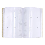 Elegant Boho Rattan Slip-In Photo Album for 500 4x6in photos, featuring a stylish design and durable, acid-free protection.