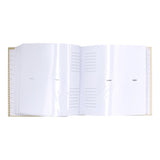 Elegant Boho Rattan Slip-In Photo Album for 500 photos, featuring a trendy design and protective acid-free pages.