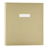 Elegant Boho Rattan photo album for 500 photos, featuring durable slip-in pockets and a stylish padded cover.