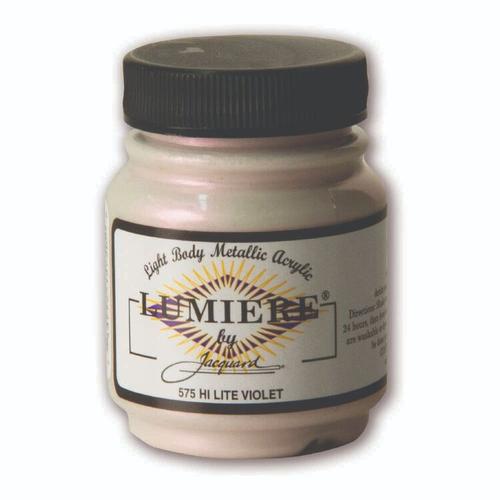 Metallic violet acrylic paint in 66.54ml, ideal for versatile use on various surfaces with a brilliant pearlescent finish.