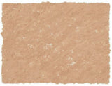 AS Square Pastel Burnt Sienna A, an extra soft pastel with rich warm hue ideal for detailed and expressive artwork.