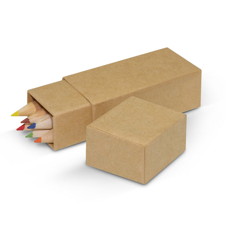 Colorful pencil set with 50 boxes, each containing 6 vibrant pencils for endless creative possibilities and organization.