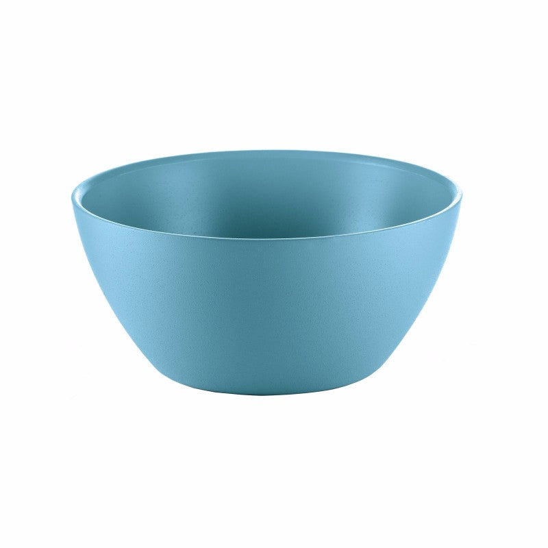 Guzzini My Fusion Bowl in turquoise, 16 x 7.4cm, stylish acrylic bowl ideal for serving salads and pasta, dishwasher safe.