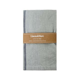 Stylish stonewash fog striped tea towel, 100% cotton, 50x70cm, highly absorbent with a convenient hanging loop.