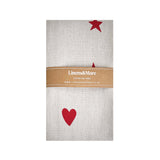 Yuletide tea towel, 50 x 70cm, 100% cotton, absorbent, festive design, perfect for holiday cooking and decor.