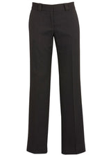 Charcoal hipster fit pant for women, made of 92% polyester and 8% bamboo charcoal, suitable for casual and business wear.