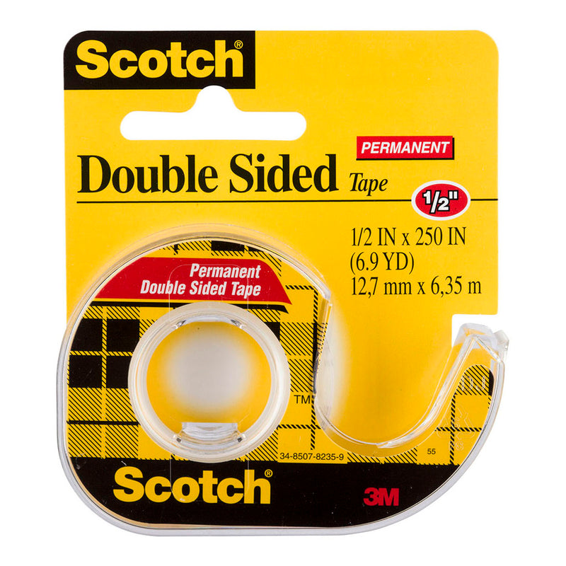 3M Scotch Double Sided Tape Dispenser 136  12.7mm x 6.35m