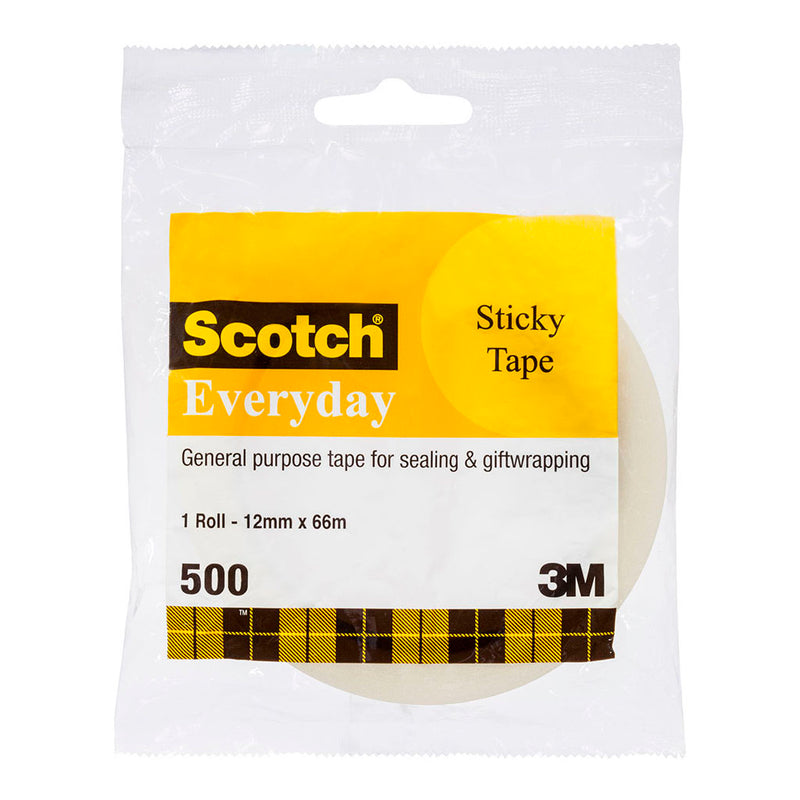 3M Scotch Everyday Tape 500 12mm x 66m