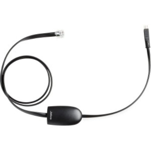 Jabra EHS Adapter for Polycom IP phones, enabling remote call control with wireless headsets, up to 450 ft away.