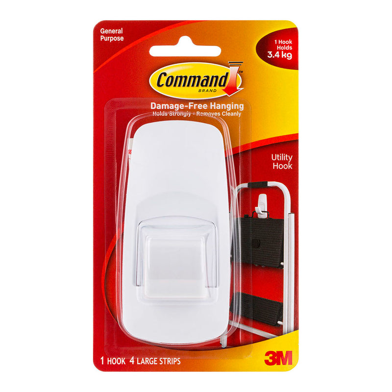 3M Command Hook 17004 Jumbo White