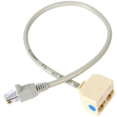 Network Cable - 2 - to - 1 RJ45 Splitter Cable Adapter