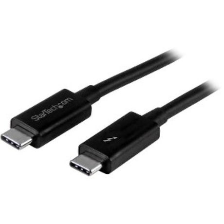 2m Thunderbolt 3 USB-C cable for fast 20Gbps data transfer, 60W power delivery, and daisy-chaining multiple devices.