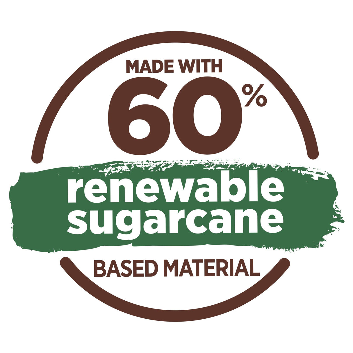 Eco-friendly kitchen tidy bags made from 60% plant-based sugarcane, designed for medium bins up to 27L, with handy ties.