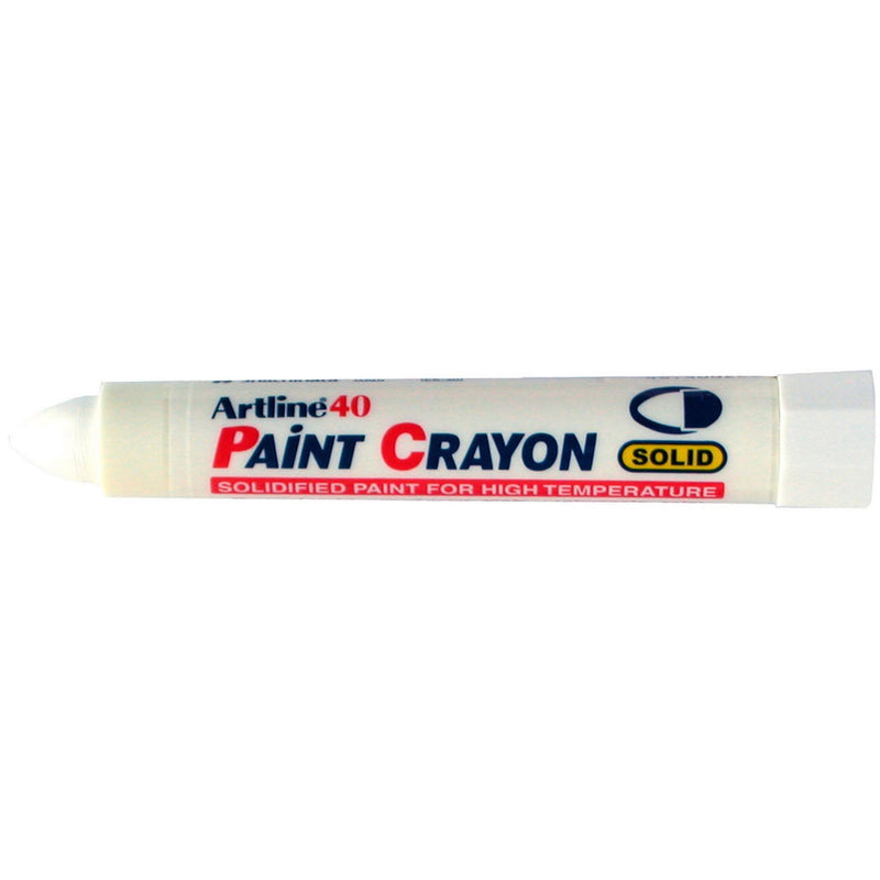 Artline 40 Permanent Paint Crayon White -12 units