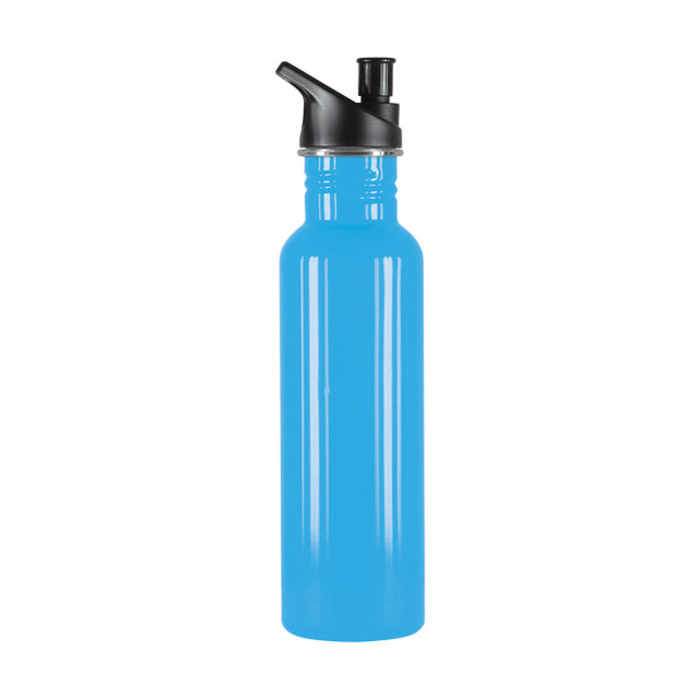 Nomad Eco Safe Drink Bottle in Light Blue, 750ml stainless steel, BPA-free, stylish design for sustainable hydration on-the-go.