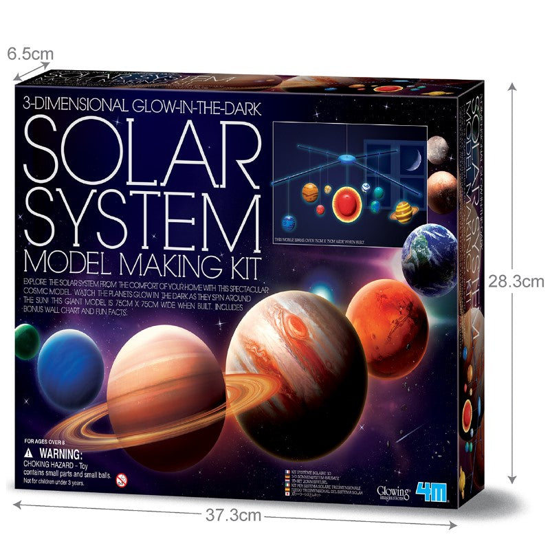3D Solar System Mobile Making Kit - 4M