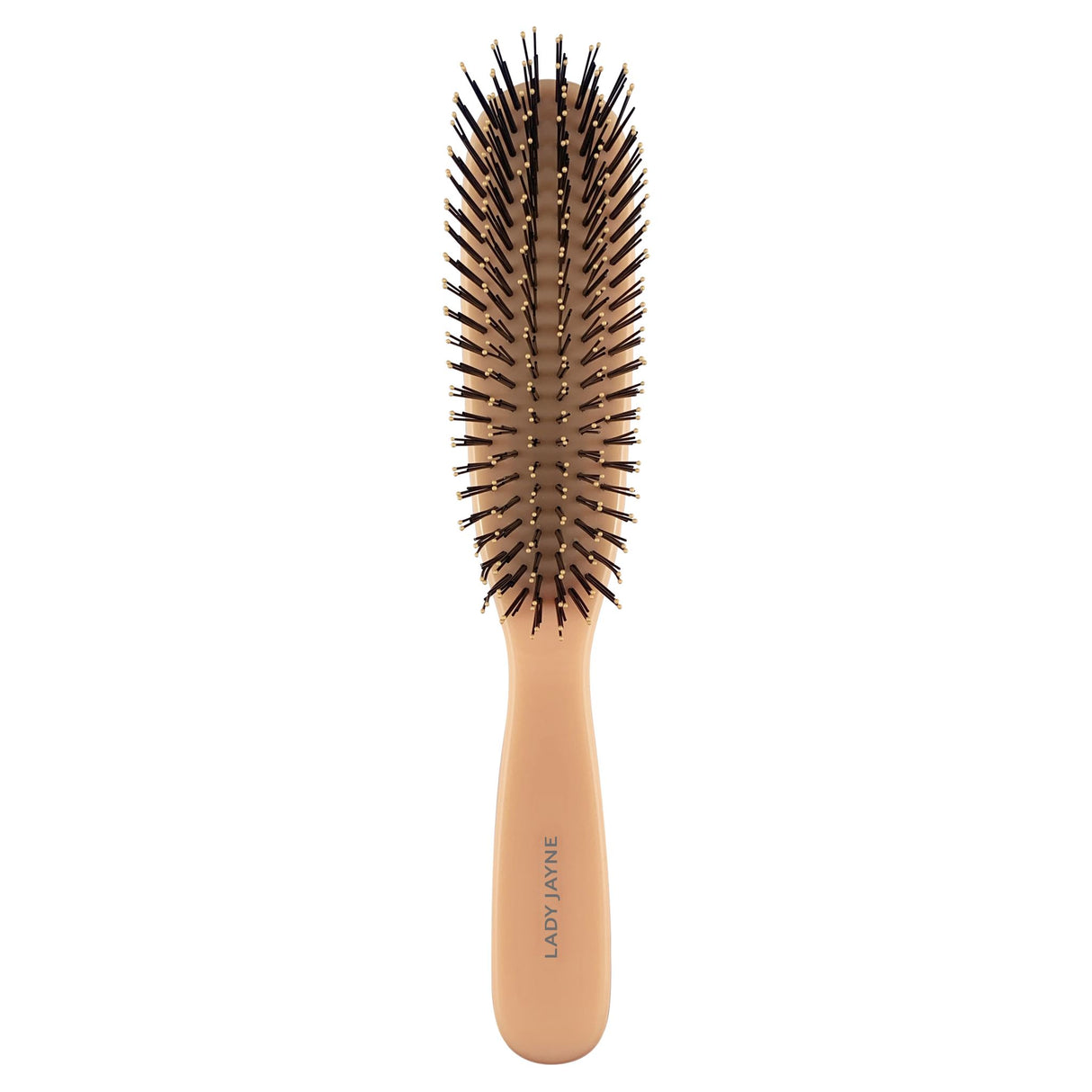 Large Lady Jayne detangling brush designed to smooth frizzy hair and eliminate knots, gentle on all hair types.