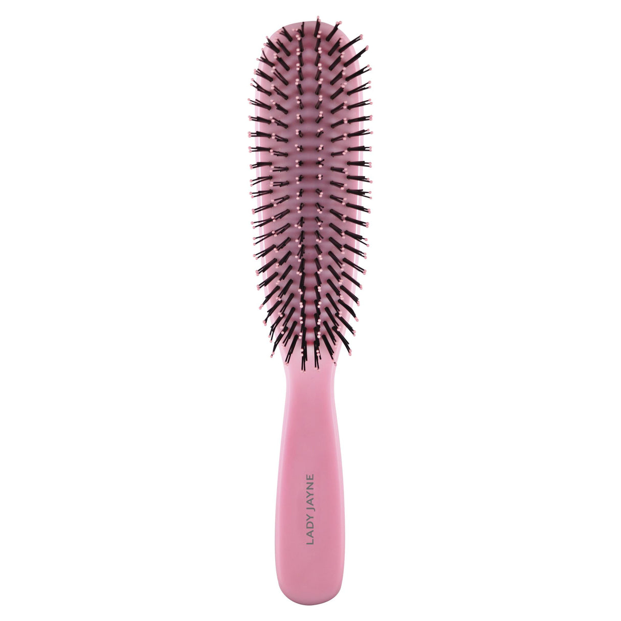 Large Lady Jayne detangling brush designed for smooth, knot-free hair in various colors, gentle on all hair types.