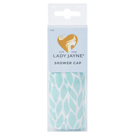 Stylish Lady Jayne Shower Cap in waterproof material, designed to protect hair and enhance conditioning treatments.