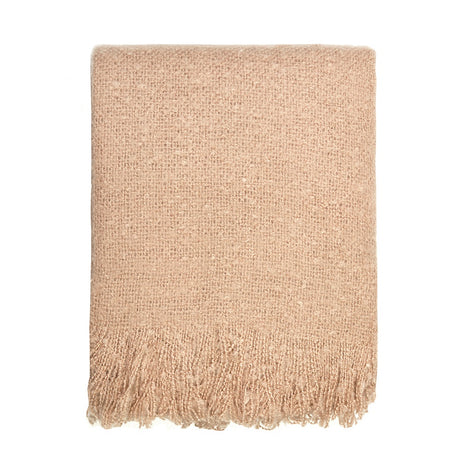 Cosy Throw in Bistre: a plush, 130 x 170 cm 100% acrylic blanket, perfect for adding comfort and style to any space.