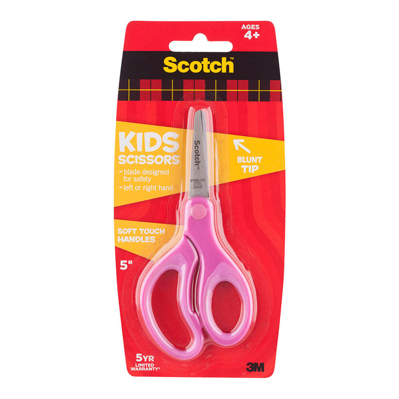 3M Scotch  Kids Softgrip Scissors 1442B Mixed colours of Pink and Blue