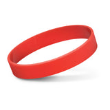 Red silicone wristbands pack of 10, durable and vibrant for events, fundraising, and awareness campaigns. One size fits all.