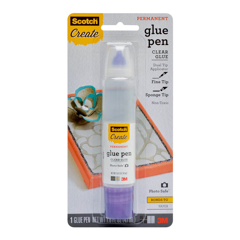 3M Scotch Craft Glue Pen 2-Way Applicator  019-CFT  47ml