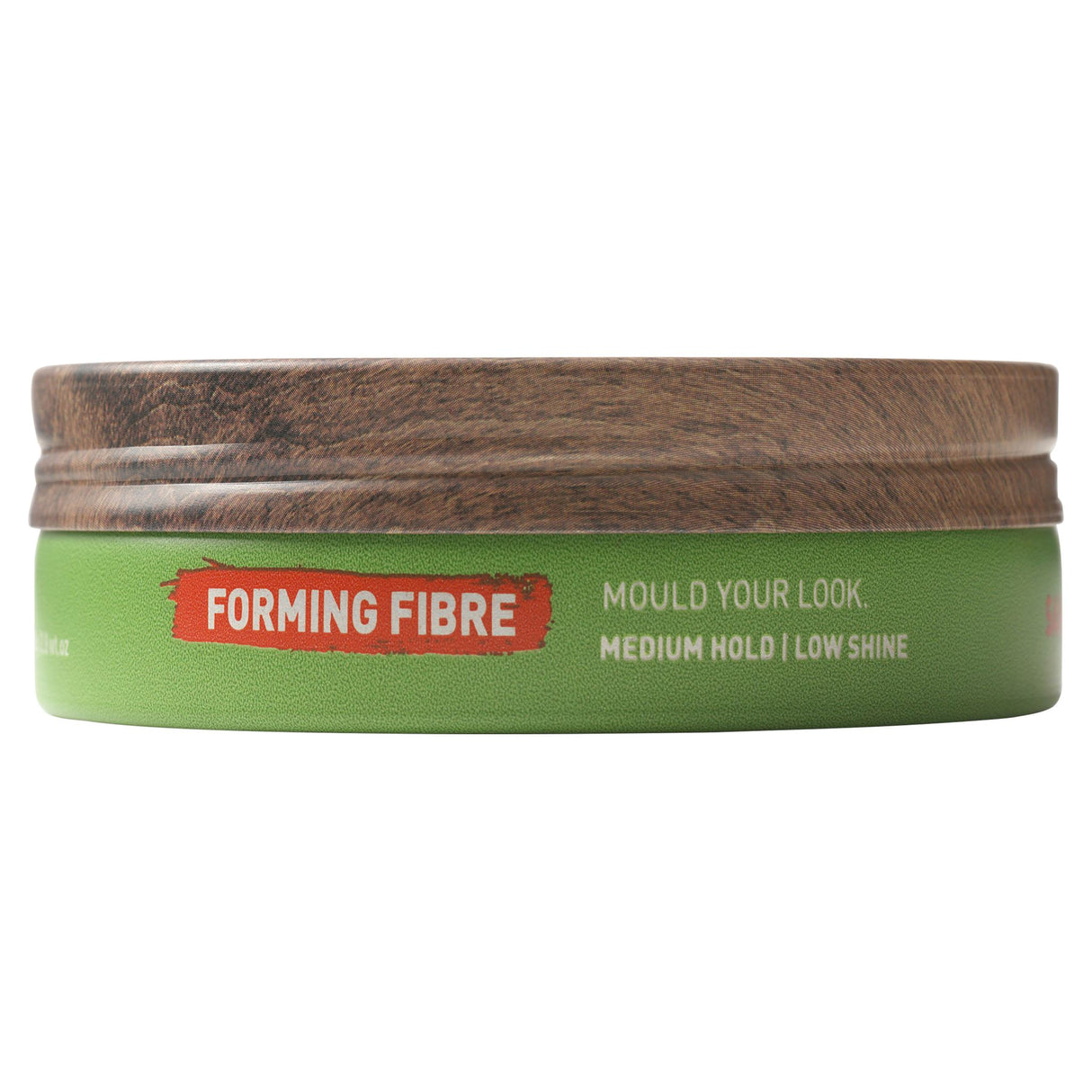 Moosehead Forming Fibre 80g: Medium hold hair styling paste with low shine, Sandalwood and Lime scent, suitable for all hair types.