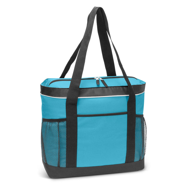 Royal Blue Zero Cooler Tote with 26L capacity, PE foam insulation, waterproof liner, and stylish design for outdoor adventures.