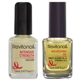 Revitanail 2-Step Revival Kit for strong, nourished nails; includes Intensive Strength and Nourishing Oil for damage repair.