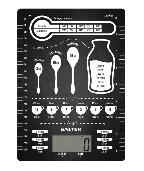 Electronic Kitchen Scale Salter Conversion Table  1171CNDR