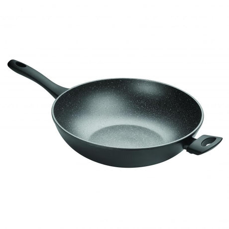 32cm Pyrolux Pyrostone wok with non-stick coating, soft-touch handles, ideal for stir-frying and versatile cooking.