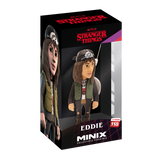 MINIX Eddie Munson figurine from Stranger Things, capturing his vibrant style as Hellfire Club's charismatic Dungeon Master.