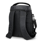 Cooler Backpack Andes in black, featuring 18L capacity, thick insulation, adjustable straps, and multiple pockets for outdoor adventures.