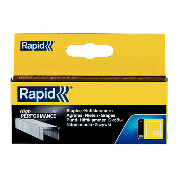 Rapid Staples 13/6mm Bx2500