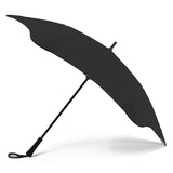 Sleek black BLUNT Classic Umbrella featuring a durable frame and wind-resistant design, ideal for reliable weather protection.
