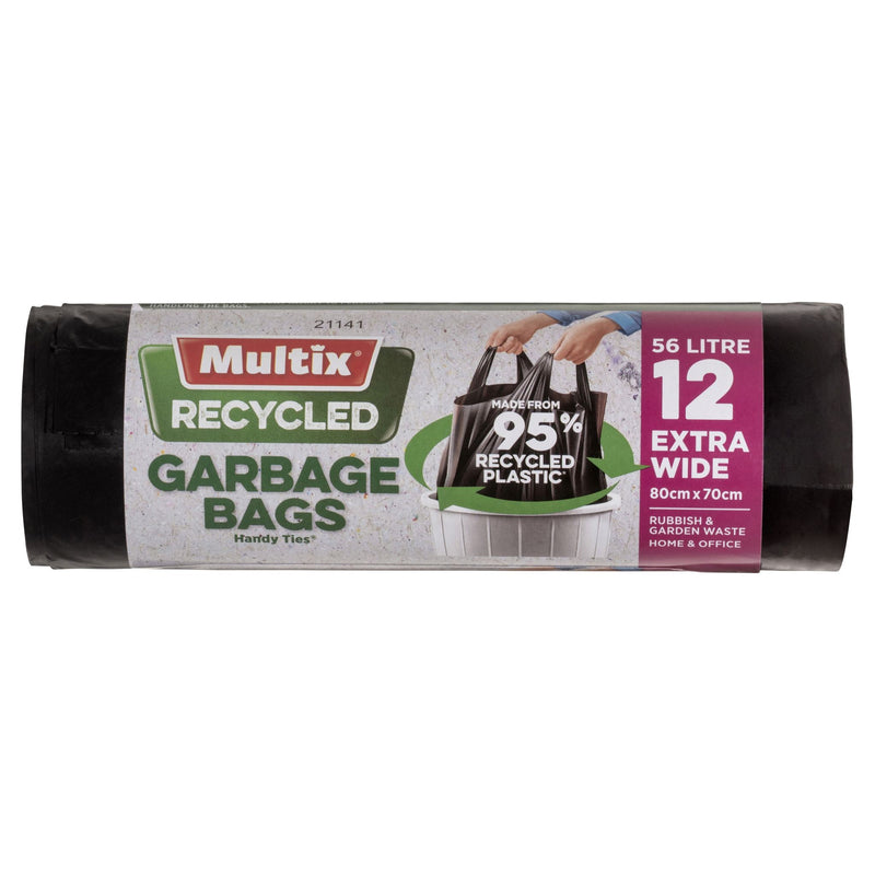 Multix Recycled Garbage Bags 12pk